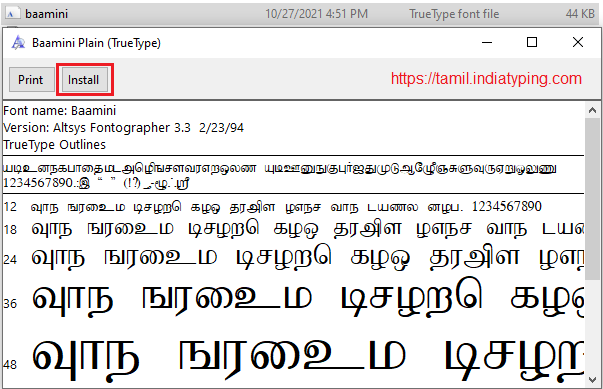 Tamil Font Installation Instruction Tamil Fonts Installation Windows 