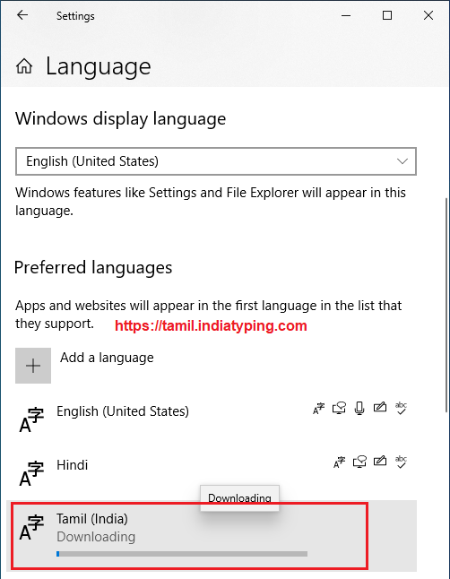 download tamil language pack windows 10